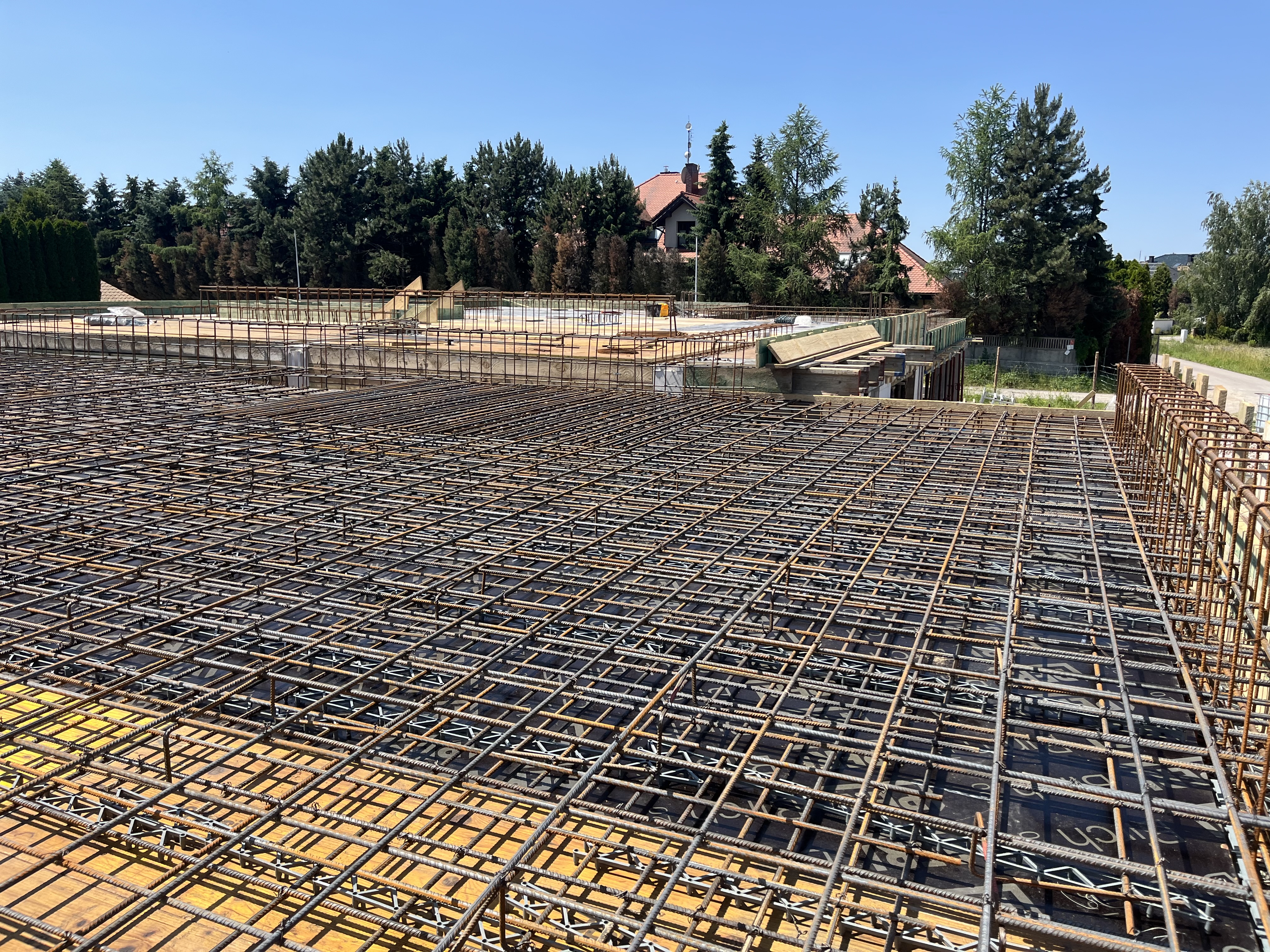 Zbrojenie płyty fundamentowej